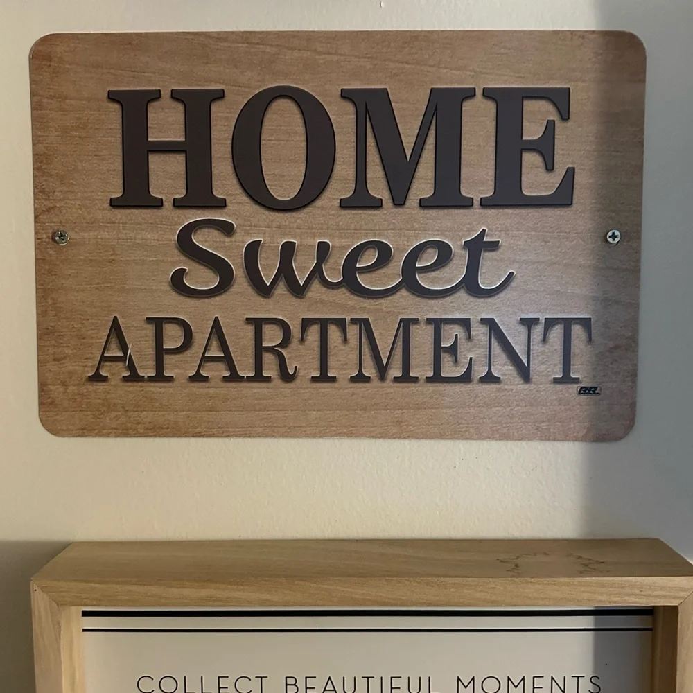 Flat Metal Sign/Wall Decor 8”x12” - Picture 1 of 1